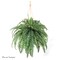 Boston Fern Plant 60 Silk Fronds, 48" Wide UV Resistant Faux Greenery for Home & Outdoor Display